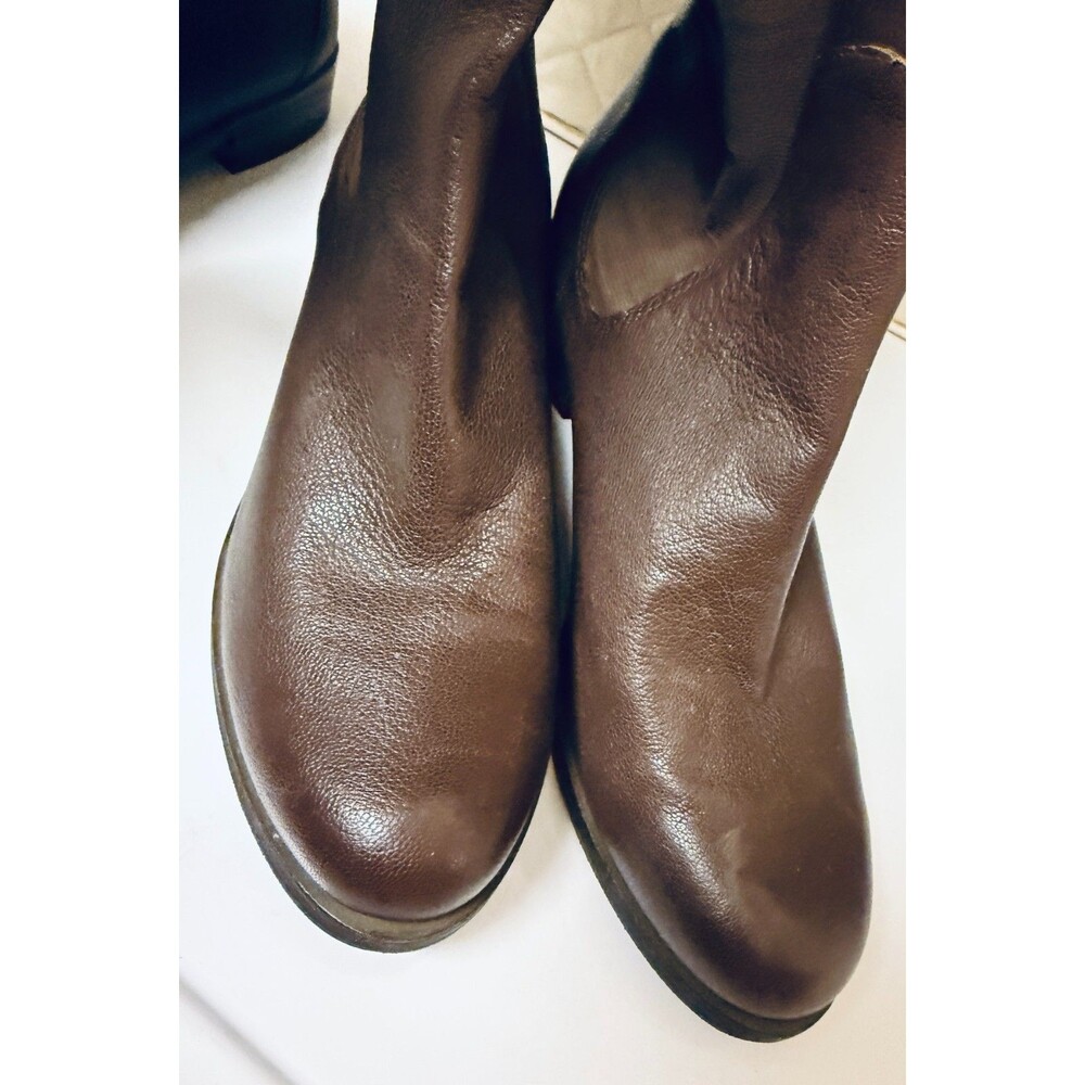 NIKE AIR Riding Boots Brown Leather Waterproof Sole size 10B NEW $320